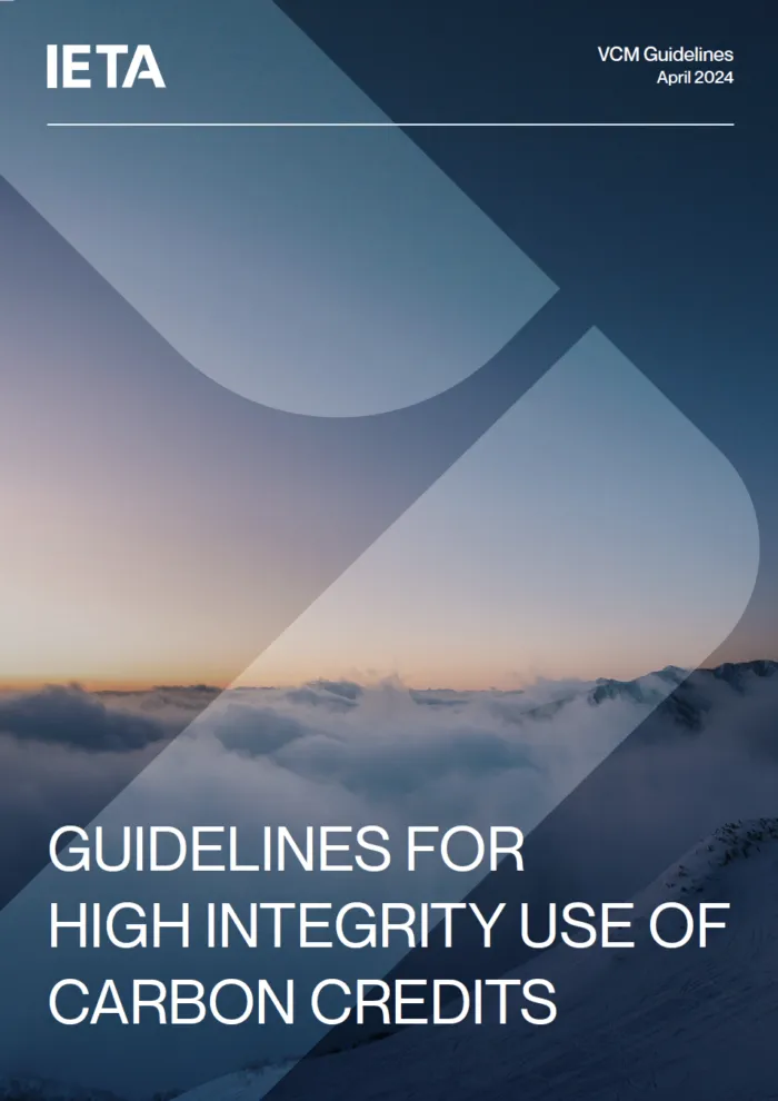 Guidelines for High Integrity Use of Carbon Credits
