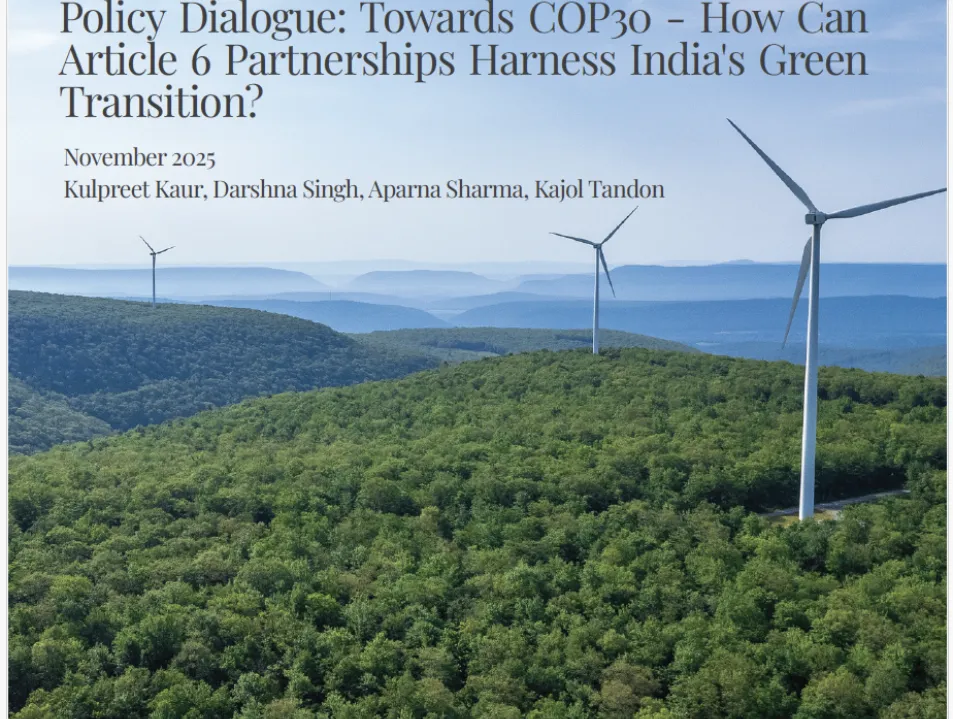 Event report on IETA and CEEW's high-level dialogue on Article 6 and India’s low-carbon transition published
