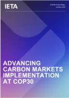 COP30 Policy Paper - Advancing Carbon Markets Implementation at COP30