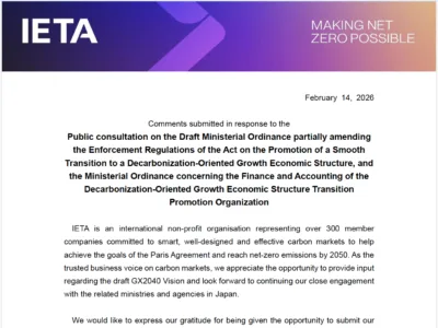 IETA Japan WG Submission to the GX-ETS Consultation