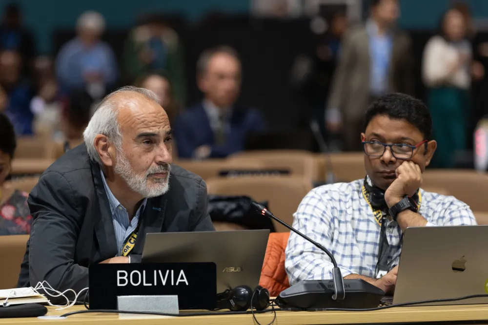 The Like-Minded Developing Countries negotiating group, led by Bolivia, pushed back against developed and other developing country groups on key agenda items including mitigation. (Photo: UNFCCC)