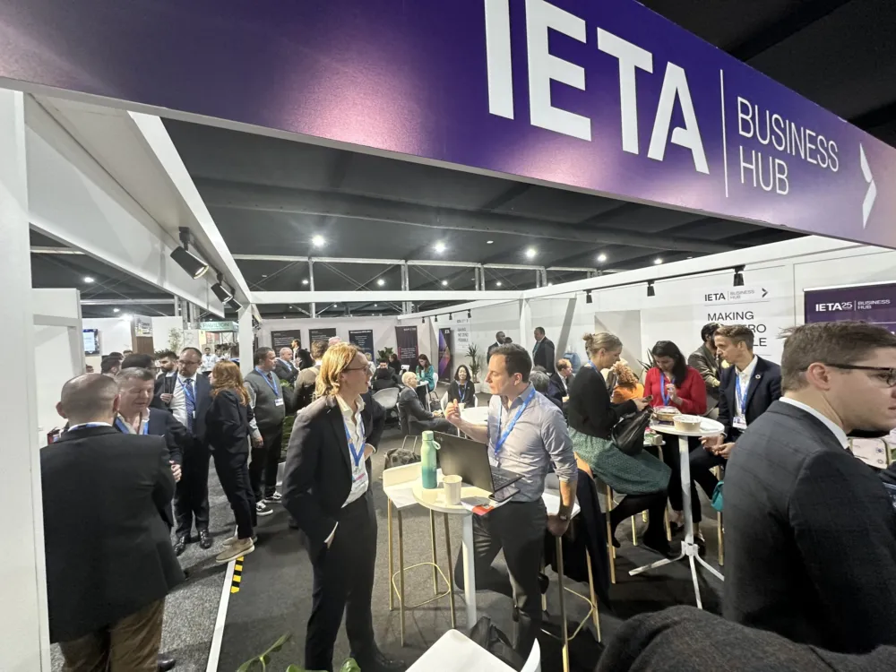 IETA’s Business Hub has been a popular meeting place for delegates all week.