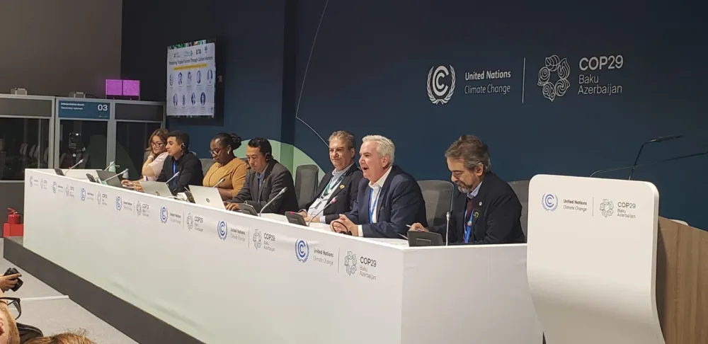 Dirk Forrister spoke on Saturday at IETA’s UNFCCC official side event at COP29, Protecting Tropical Forests Through Carbon Markets.