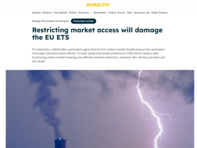 IETA article on market access in the EU ETS
