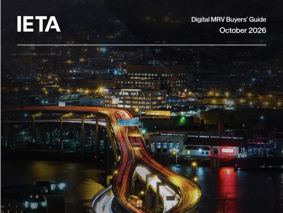 IETA publishes Buyers’ Guide to Digital MRV