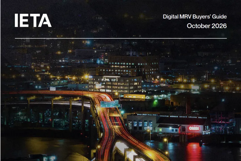 IETA publishes Buyers’ Guide to Digital MRV