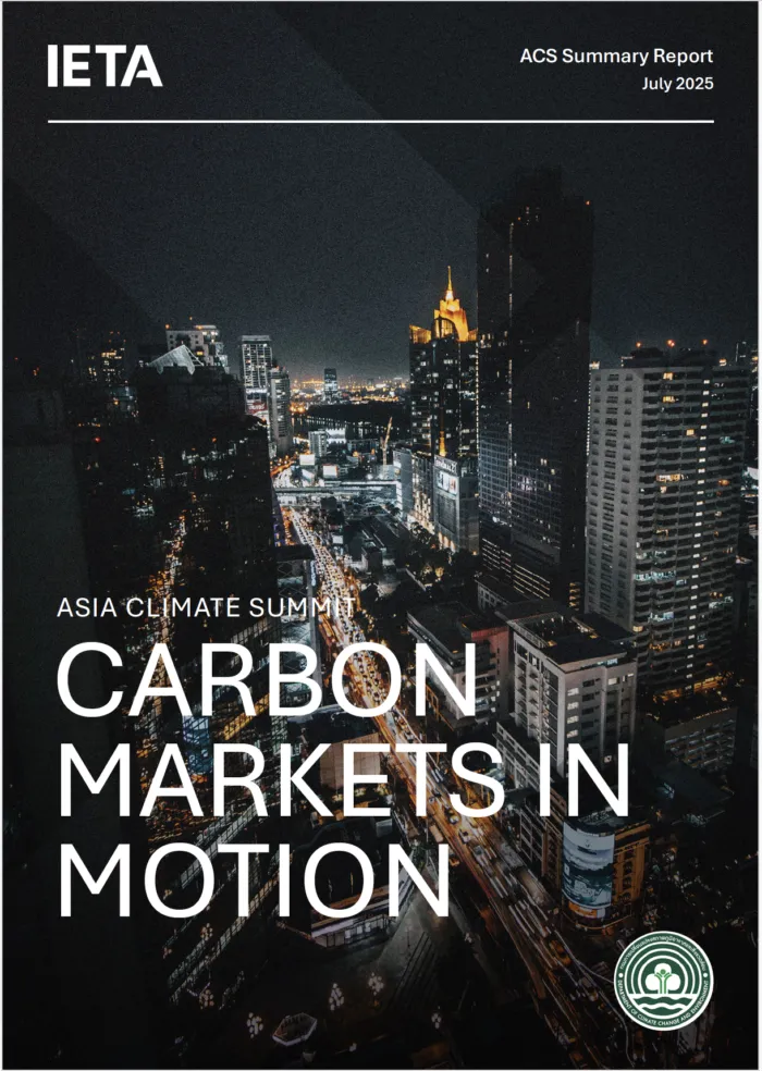 Carbon Markets in Motion – Asia Climate Summit 2025 report