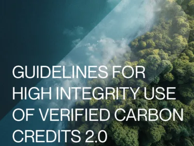 Guidelines for High Integrity Use of Verified Carbon Credits v2.0