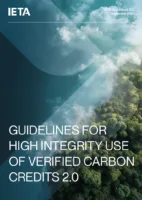 Guidelines for High Integrity Use of Verified Carbon Credits v2.0