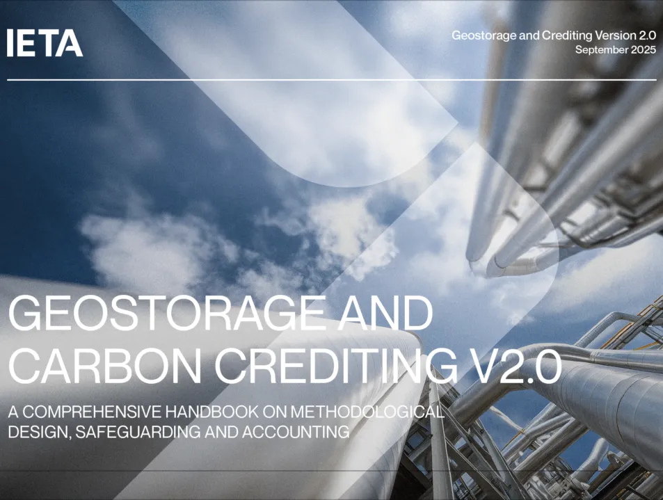 IETA Launches Handbook for Geostorage and Carbon Crediting 2.0