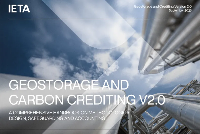 IETA Launches Handbook for Geostorage and Carbon Crediting 2.0