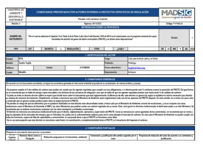 IETA Submission to the Public Consultation on the ETS proposal in Colombia