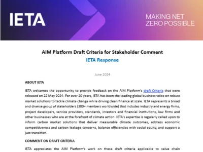 AIM Platform Draft Criteria for Stakeholder Comment