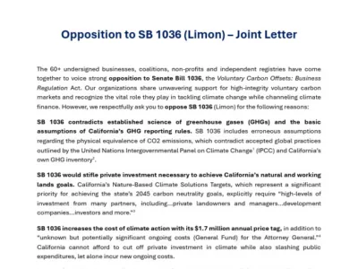 Joint Opposition Letter to SB 1036