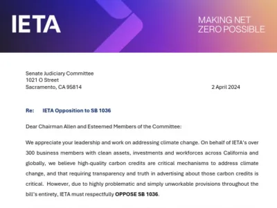 IETA Opposition to SB 1036 Letter