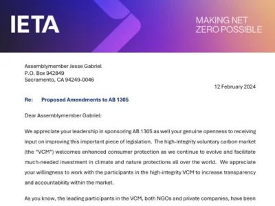 AB 1305 Letter to Assembly Member Jesse Gabriel